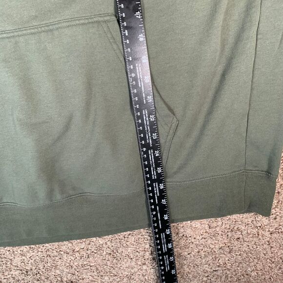 O'Neill Olive Green Graphic Hoodie Mens L Sweatshirt Surf Wave Skate Y2K - Picture 7 of 10